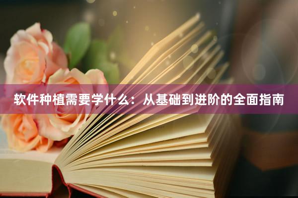 软件种植需要学什么：从基础到进阶的全面指南